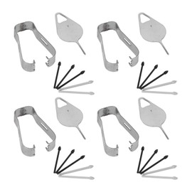 4 Sets Stylus Pen Nibs Ideal Replacement 20 Tips 4 Thimbles 4 Tweezers Touch Stylus Pen Tips for Galaxy Tab S6 T860 T865