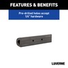 LUVERNE 2090615-3 10-Inch Universal Rubber Bumper Guard Protector Strips Loading