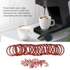 120pcs Coffee Machine O Ring High Temperature Resistance Waterproof Silicone