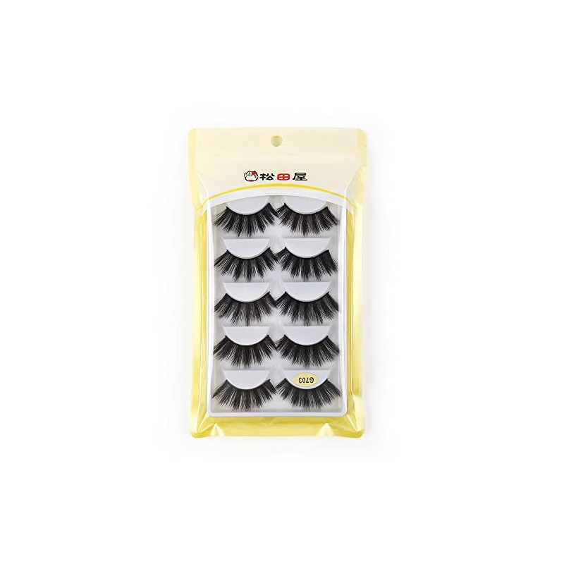 5 Pairs Mink Eyelashes Matsudaya G7 Series Super Dense Stage
