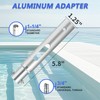 SKGPOLE 16FT Swimming Pool Pole with Brush, Upgraded Pool Pole