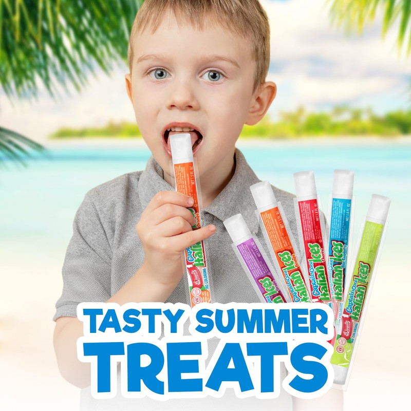 Clear Italian Ice Freeze Pops, 10 Count Freeze Pops Bulk