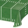 Trendware Football Field Plastic Tablecloths, 3 Count