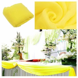 SHTGOI Organza Fabric as Decorative Fabric, Tulle Fabric, Sold by the Metre, Table Runner, Chair Sashes, Wedding Arch, Drape Fabric, Photo Background Curtain for Wedding, Party, Gifts, Decoration,