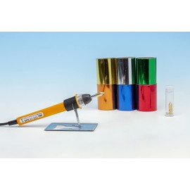 Modelcraft Art Heat Pen Starter Kit with 6 Foils, Yellow, 0.5, 1, 2, 2.5mm