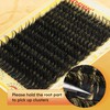 JIMIRE 200D Thick Cluster Lashes 12-24MM Volume D Curl Individual