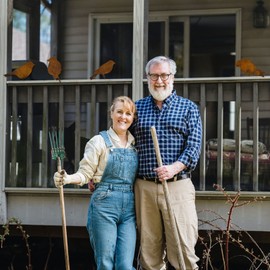 NUWIQ Rust Birds, Rust Decoration, 4 Patina Birds with Screw, Suitable for Garden, Fences, Interior Decoration