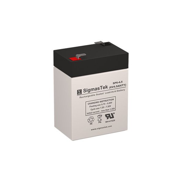 PS-640F 6 Volt 4.5 AmpH SLA Replacement Battery with F1
