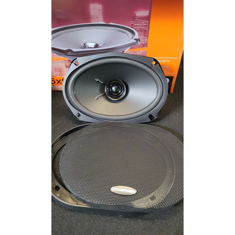 Powerbass PS-69 6x9 Speakers Pair Dual Cone 40w RMS 120w