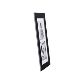 Malden 5x7 2-Opening Matted Collage Picture Frame - Displays Two 5x7 Pictures - Black