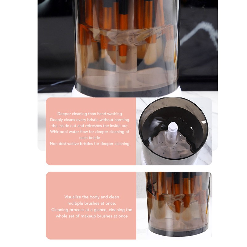 Electric Makeup Brush Cleaner Machine USB Automatic Cosmetic Brush Cleaner