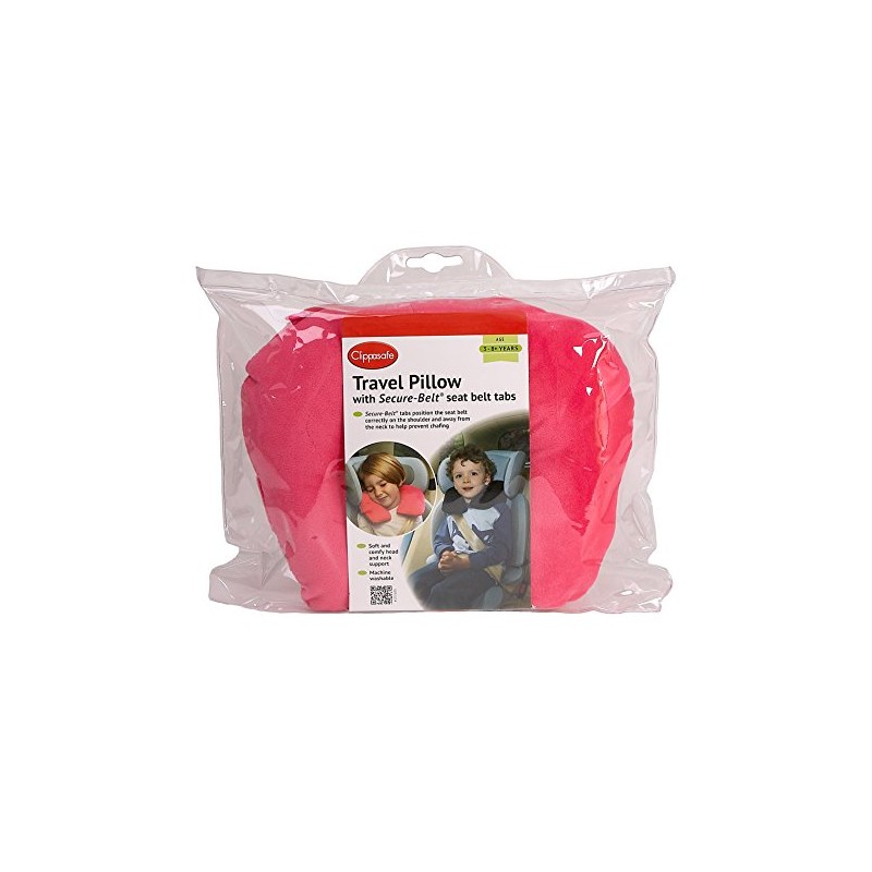 Clippasafe Secure Belt Travel Pillow for Age 3 - 8
