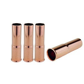 SÜA - MIG Nozzles - Compatible with Lincoln/Magnum 200 to 400 and Tweco #2 to #4 Guns - Size: 5/8'' (Short Stop) - Model: 22-62-SS - (4 PACK)