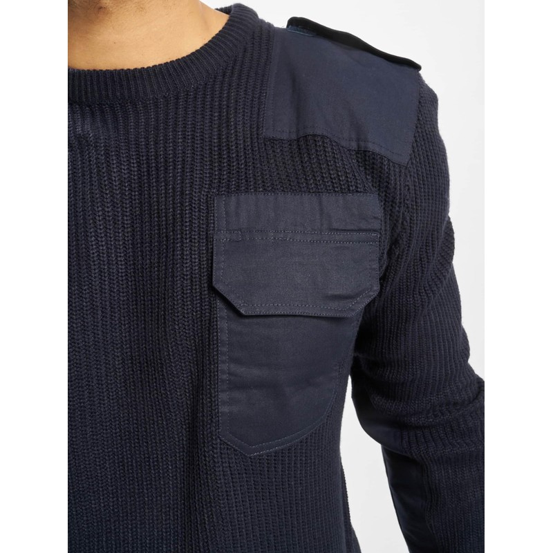 Brandit BW Pullover (Brandit Bw-pullover) - navy, size: l