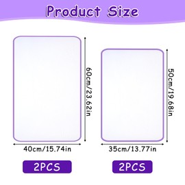 Molain 4 Pack Protective Ironing Pressing Pad, Cloth Scorch-Saving Ironing Protector Insulation Pad, Scorch Saving Pressing Cloth for Sewing and Ironing Fabric Protector Tool