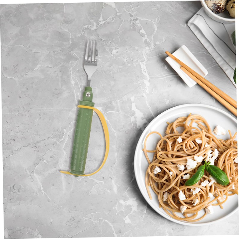 OHPHCALL Car Handle Assist Elderly Fork Spoon for Disabled People