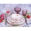 STP GOODS Deep Plate Pasta Bowl Dinnerware English Rose Bone