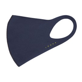 LOOKA | Protective Fashion Air Mask | Washable and Reusable | Comfortable | Logo Navy (Medium)