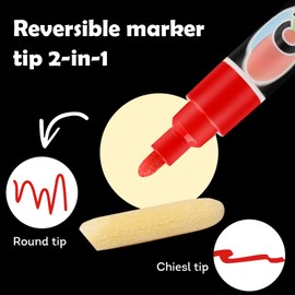 Chalk Markers for Blackboards,12 Liquid Chalk Markers, Chalk Board Markers for Dry Wet Erase,Neon Liquid Chalk Pencils, Non-Toxic Ink, Chalkboard Chalks for Non-porous Window,Glass,Bistro LED Board