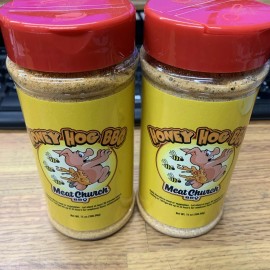 Meat Church BBQ Rub Combo: Bottles of Honey Hog (14 oz) BBQ Rub and Seasoning...
