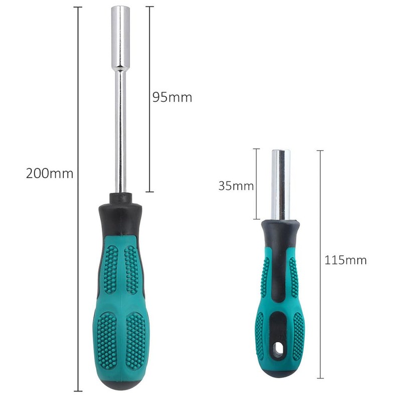 2Pcs 6.35mm Hex Bit Holder Screwdriver Handle for 1/4 Inch