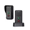 Interphone 인터폰 무선 차임벨 장거리 원격 대화 원거리 조절 블랙