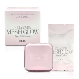 Clio Kill Cover Mesh Glow Essential Cushion (main product + refill) / 클리오 킬 커버 메쉬 글로우 에센셜 쿠션(본품+리필)