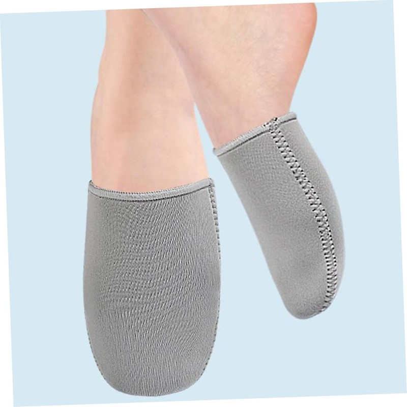 IWOWHERO Thermal Protection Cycling Shoe Toe Covers Half Toe Socks