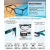 OCCI CHIARI Bifocals Reading Glasses for Men,Transition Square Eye Protection