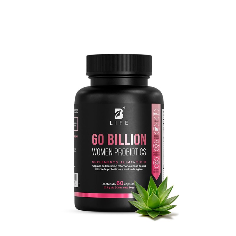 B Life Probiticos para Mujer 60 cpsulas 60 Billones con
