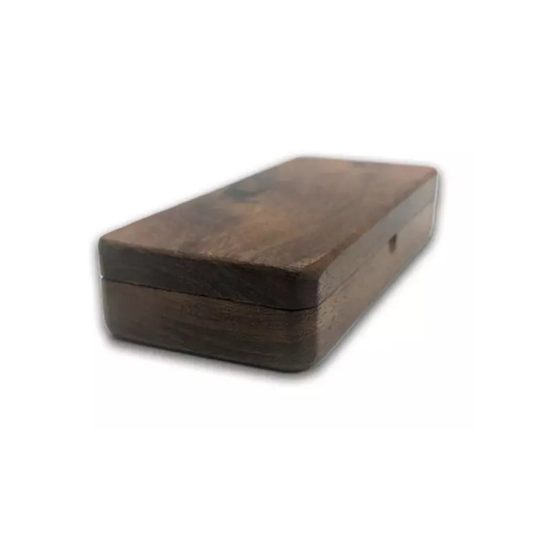 Wood Dugout W/One Hitter & Cleaning Tool /TokeBox Flip -