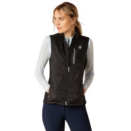 ARIAT Women's Fusion Insulated Vest, Black, X-Large
