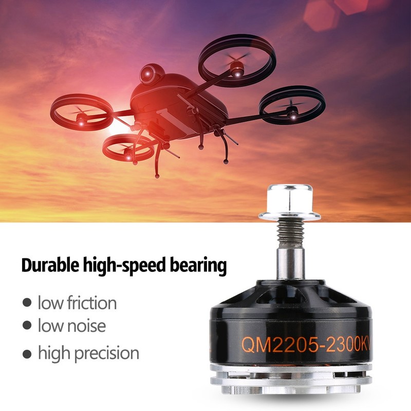 1pc QM2205 2300KV Racing Brushless Motor Drone Part for 210