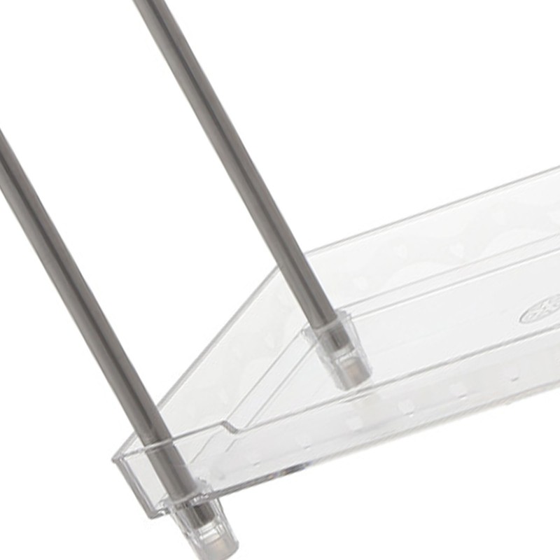 Makeup Organizer Rack Detachable Cosmetic Storage Shelf with Clear Acrylic