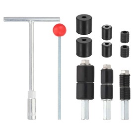 PATIKIL Pipe Water Stopper Kit 1/2"/3/4"/1", Stainless Steel Hot-melt Water Stop Needle Pin Plumbing Tools for Emergency Plugging Repair