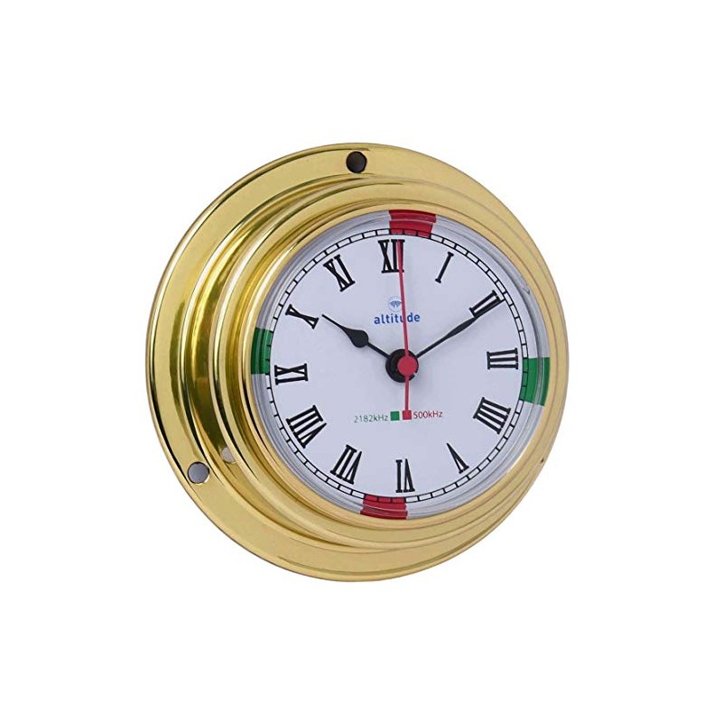 Barigo Delite Altitude Ships Clock bras polished Radio Room 95