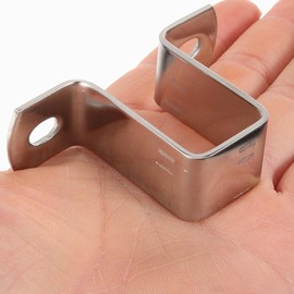 OSALADI 20 x 40 mm Square Clamps U-Clips Stainless Steel Clamp for Woodworking Secure Mounting Fence Clamp Robust U-shaped Clamp Set