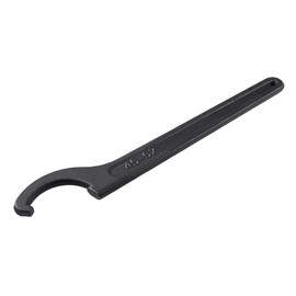 Llave de Acero de Aleación de Cromo Vanadio C Herramienta de Llave Inglesa con Gancho 45 52 Mm para Amortiguador (negro)