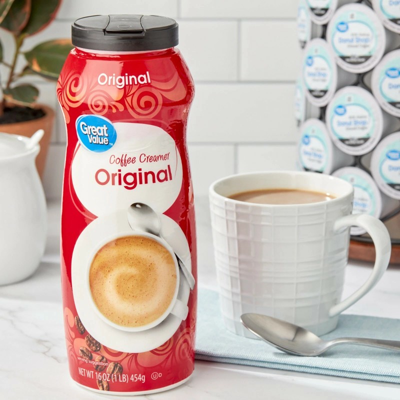 GV GREAT VALUE ORIGINAL CREAMER 16oz - PACK OF 6