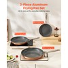 VEVOR Frying Pan Skillet, Aluminum Egg Fry Pans, Nonsitck Ceramic
