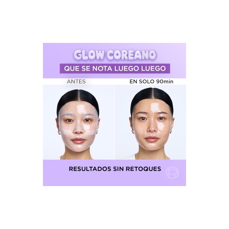 L’Oréal Paris Revitalift Glass Skin Mascarilla Hidrogel 1 pza EFECTO