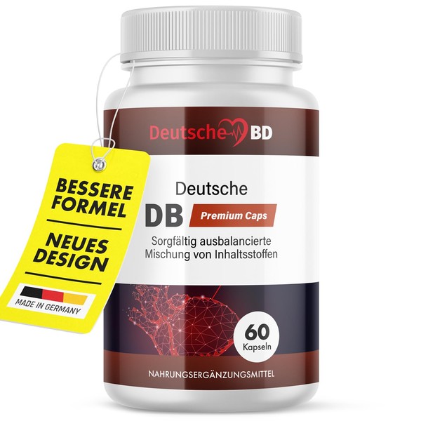 German BD Capsules - Quality Directly for You - Capsules for Men and Women | 60 Capsules - 1 Tin