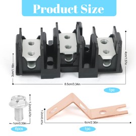 Upgraded WB17T10011 Terminal Block Assembly Compatible with GE Range/Stove/Ovens, Replace Model AP3736048, 1085735, PS953027, WB17T10012, WB17T10015, WB17T10016, WB17T10023