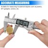 Digital Caliper Measuring Tool, Stainless Steel Vernier Caliper Digital Micro...
