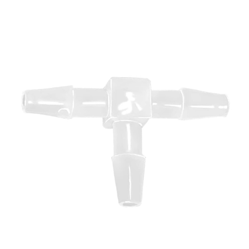 ANPTGHT 1/8" Tee Fitting Equal Barb 3 Way Hose Barb