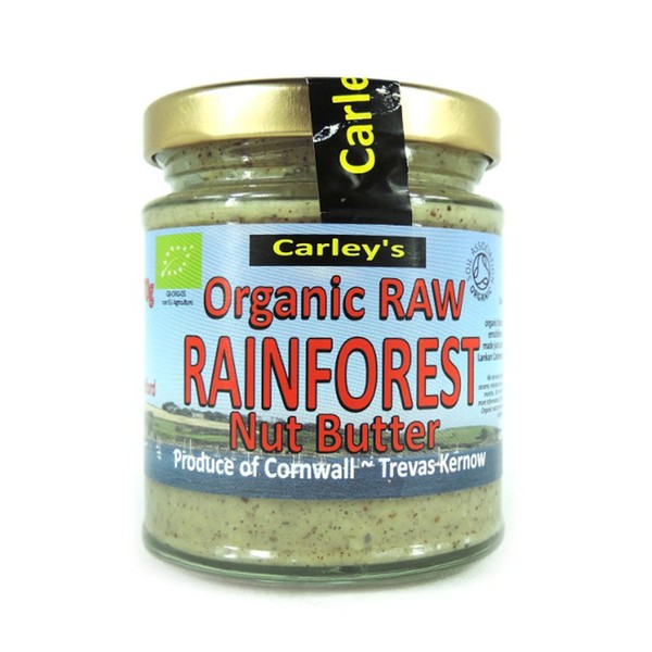 Carley's Organic Rainforest Nut Butter - Raw 170g