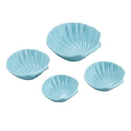 UPware 4-Piece Multi-Purpose Liquid and Dry Melamine Measuring Cups Set, Home Essentials Cooking and Baking Tools, Measuring Cups (Shell)