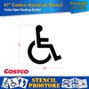 Retail Stencils - Costco - 41 in Handicap Stencil -