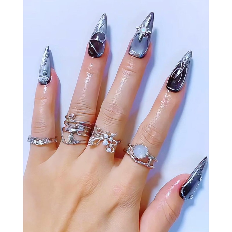 Press on Nails Handmade Nails Luxury Reusable Fake Nails For