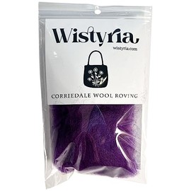 Wistyria Editions Wool Roving 12" .22 Ounce-Lilac Haze
